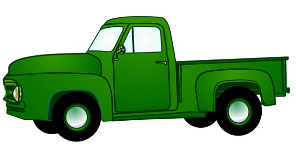 ford pickup truck clipart