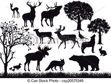 ... Forest and Wildlife - Wildlife Clipart