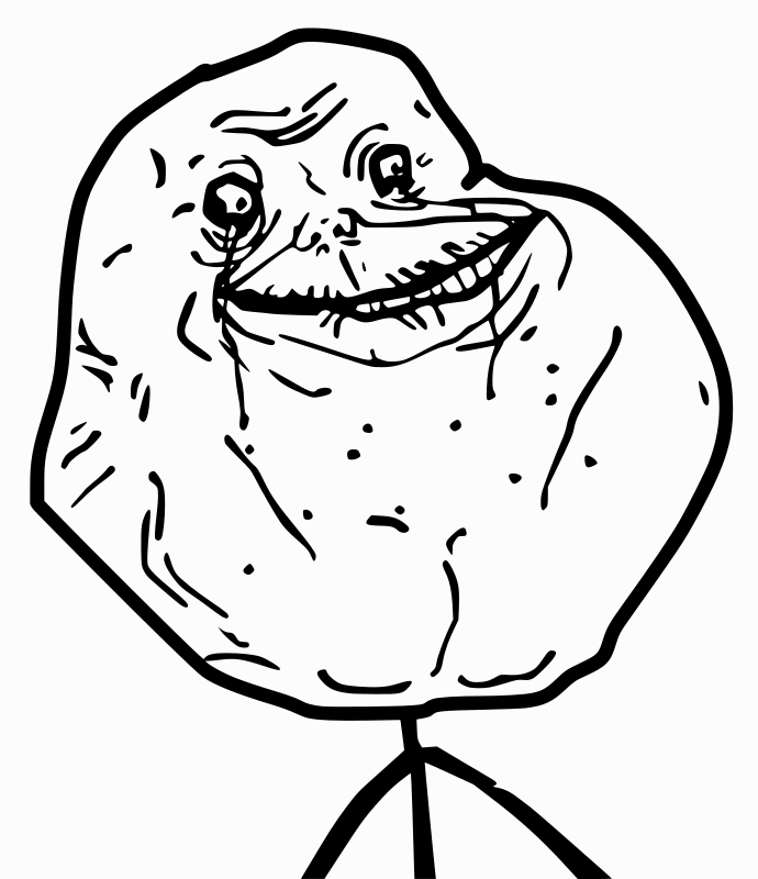 Forever Alone Clipart-Clipart