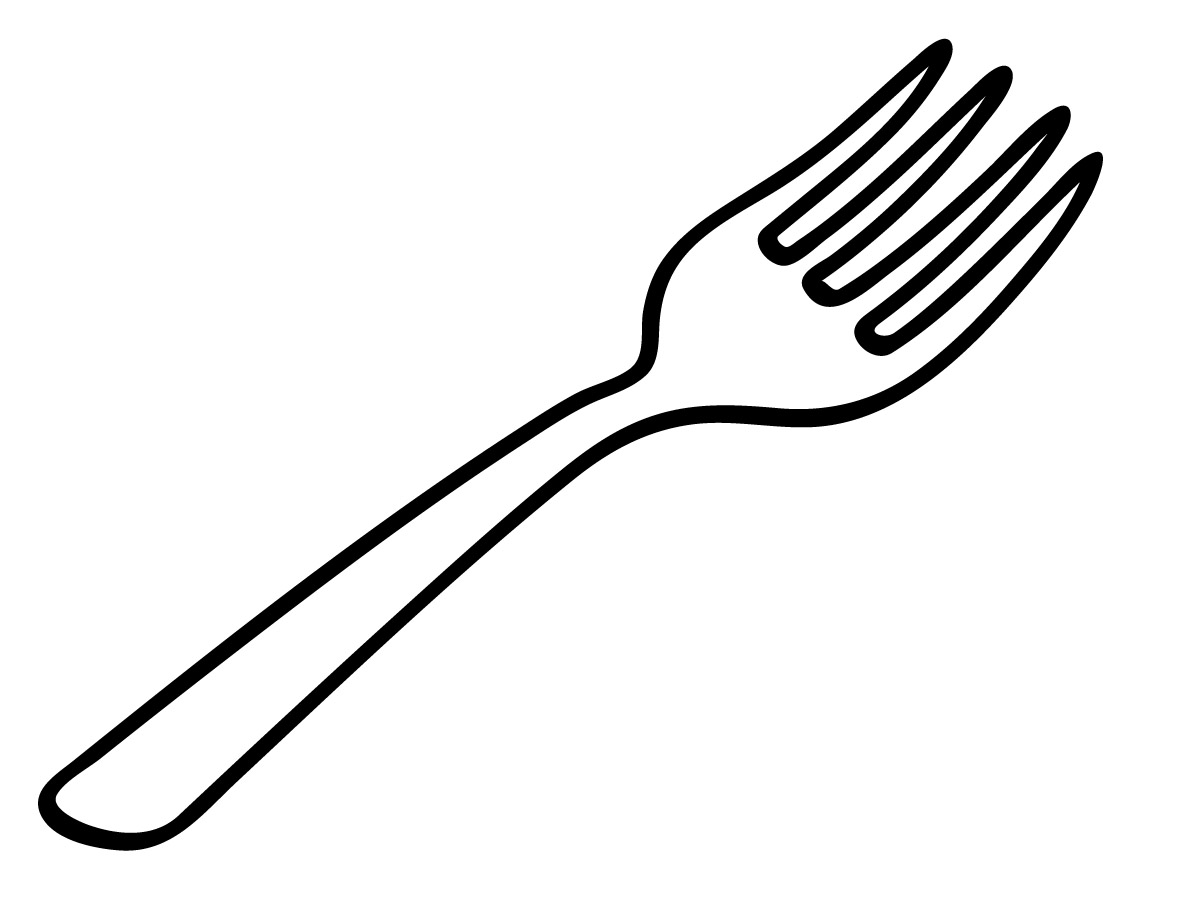 Fork And Spoon Clip Art Clip Art Basic Words Fork