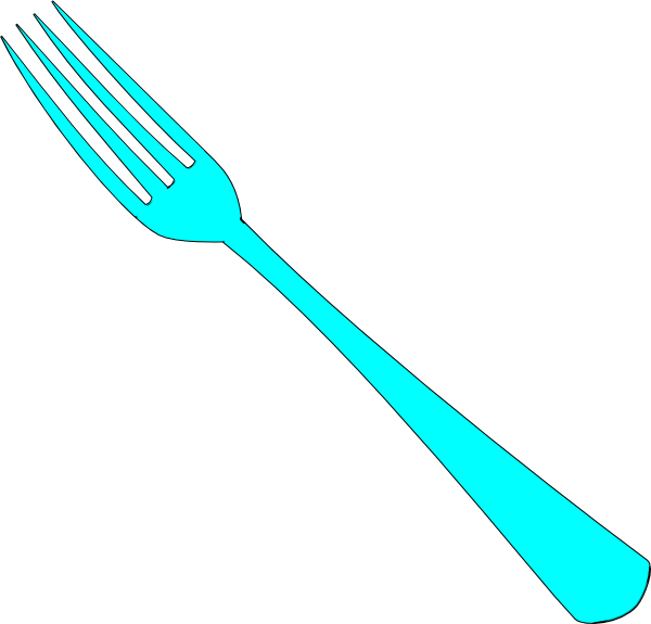 Big fork clipart kid 2