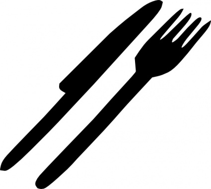 Fork Knife Silverware clip art Vector Download - Objects Vectors
