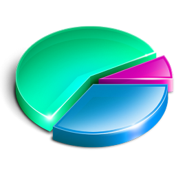 Percentage Pie Chart Clipart