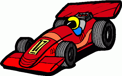 formula clipart - Racecar Clip Art