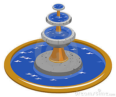 Fountain Isometric Stock Phot - Fountain Clip Art