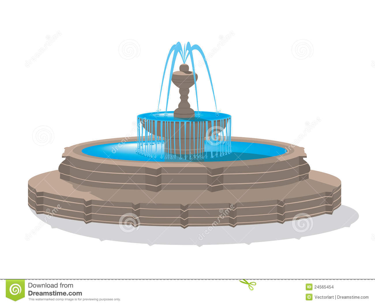 Fountain cliparts