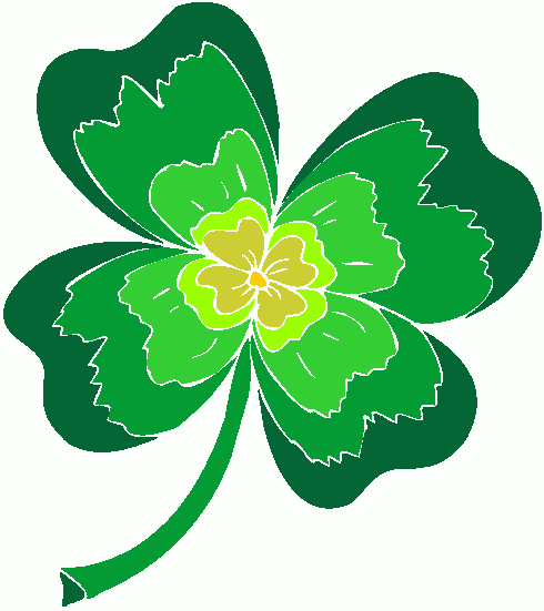 Four Leaf Clover Clip Art .
