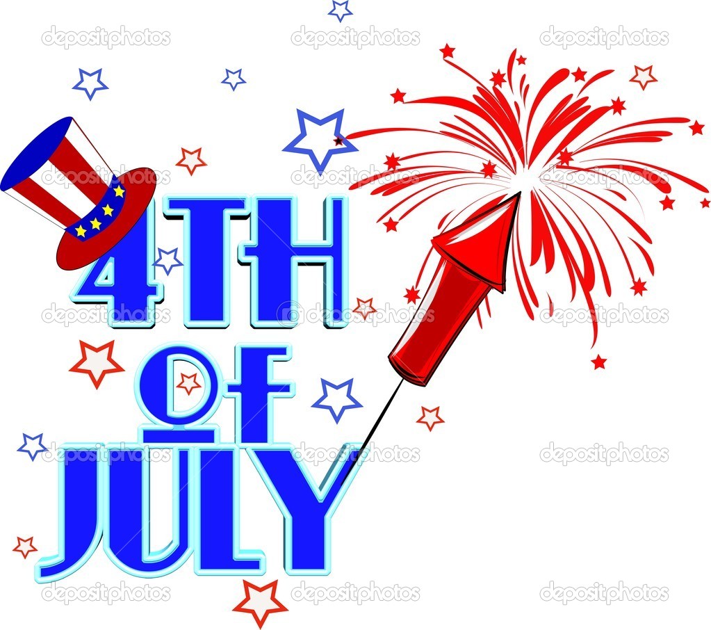 Fourth Of July Clip Art July  - July 4 Clip Art