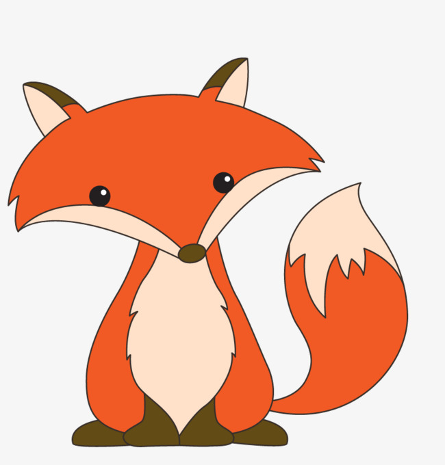 a little fox, Fox Clipart, Cartoon, Animal PNG Image and Clipart