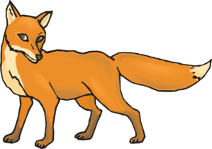 fox clipart. Size: 87 Kb