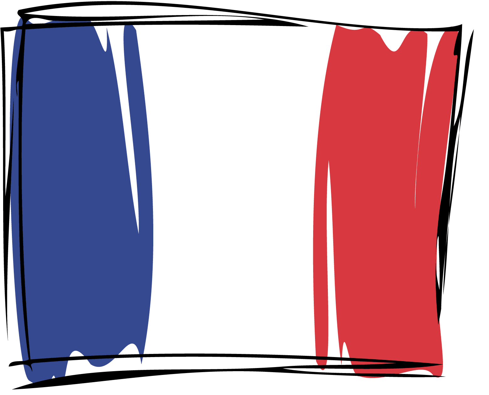 ... France Flag Clipart ... - France Clipart