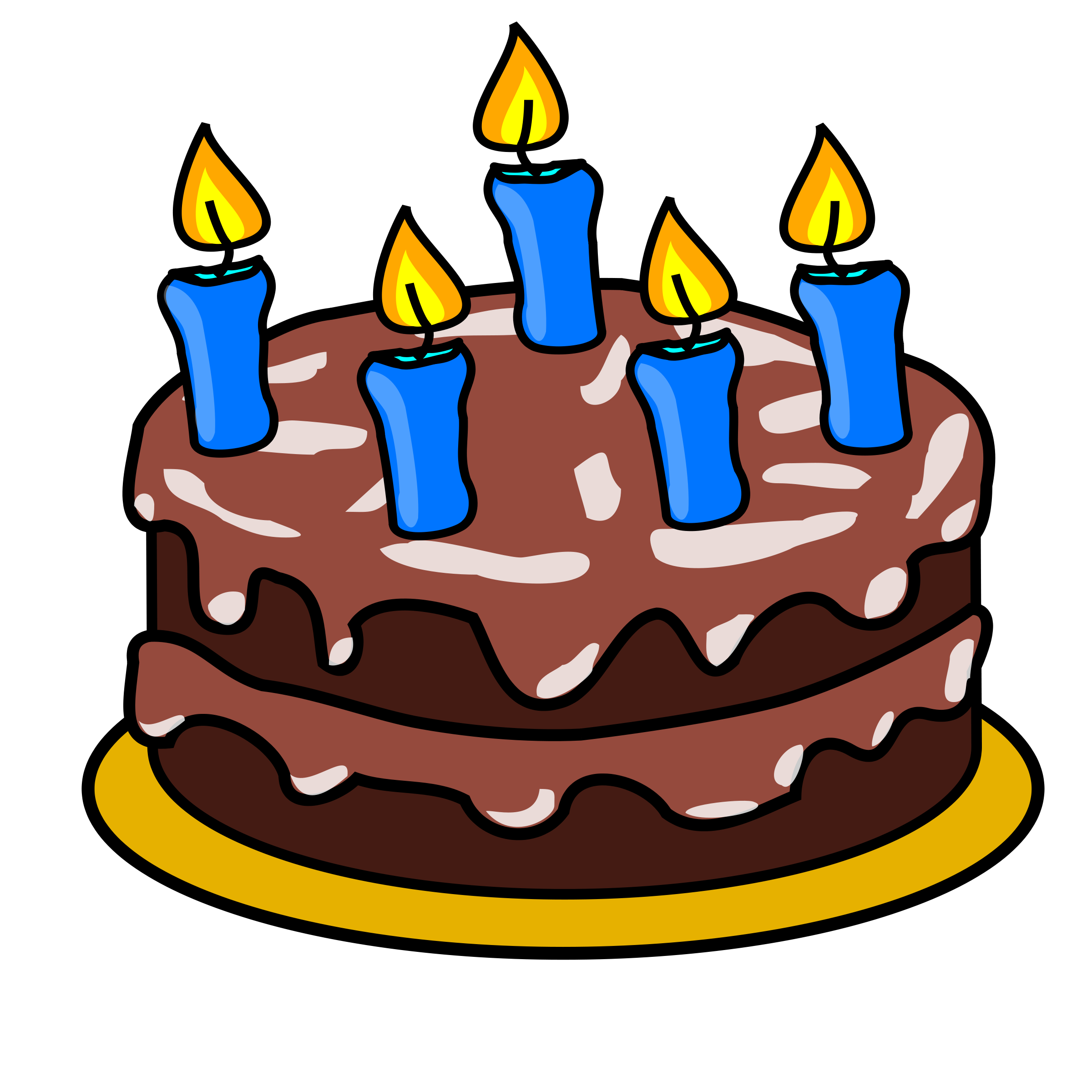 Birthday cake clipart free cl
