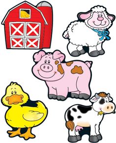 Funny Farm Animals Clipart