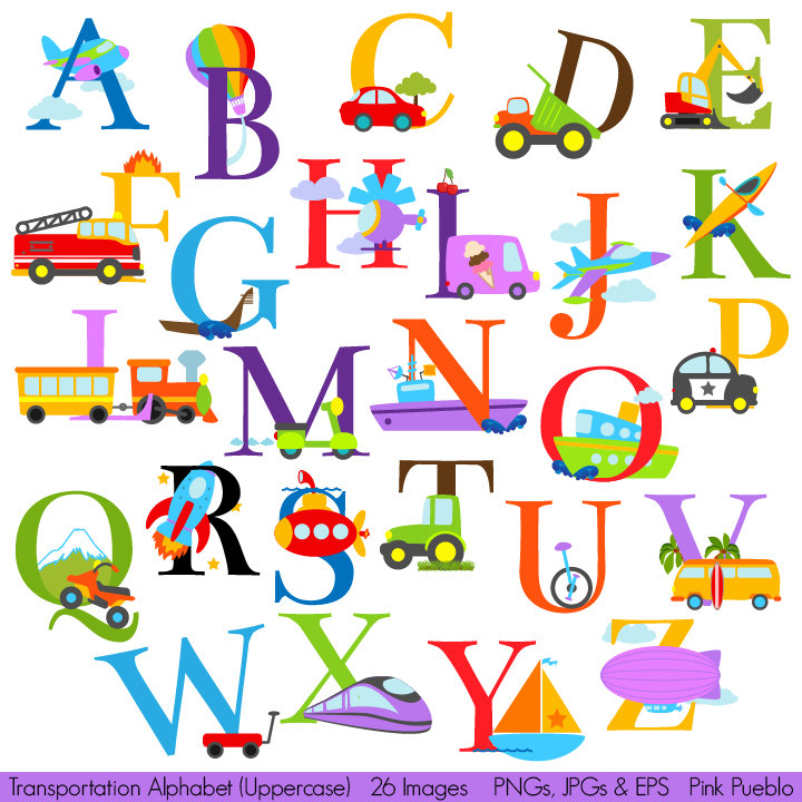 Alphabet letters clip art at 