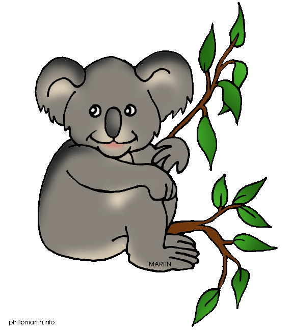 Free Animals Clip Art By Phil - Clipart Koala