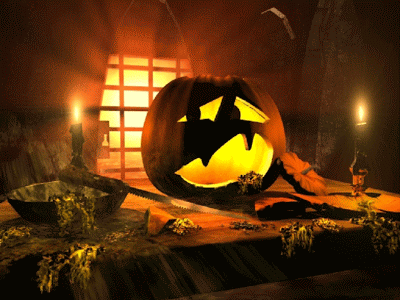 free animated halloween .
