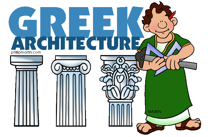 Free Architecture Clip Art ,  - Greek Clipart