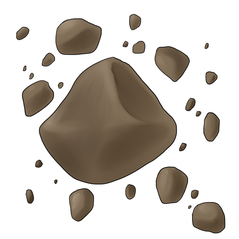 Free Asteroids Clip Art