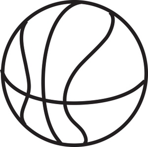 free basketball clipart - Basketball Clipart Black And White