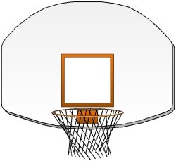Basketball Rim And Hoop Clip 