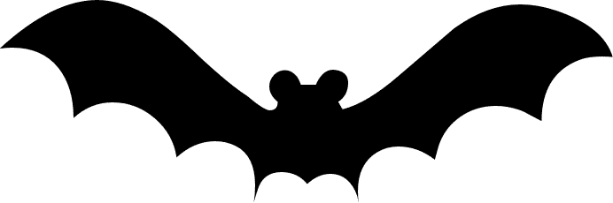 Black Flying Bats Halloween C
