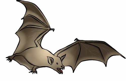Free Bat Clipart - Clipart Bat