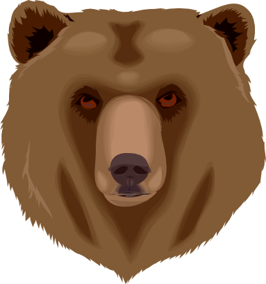 Free Bear Face Clip Art