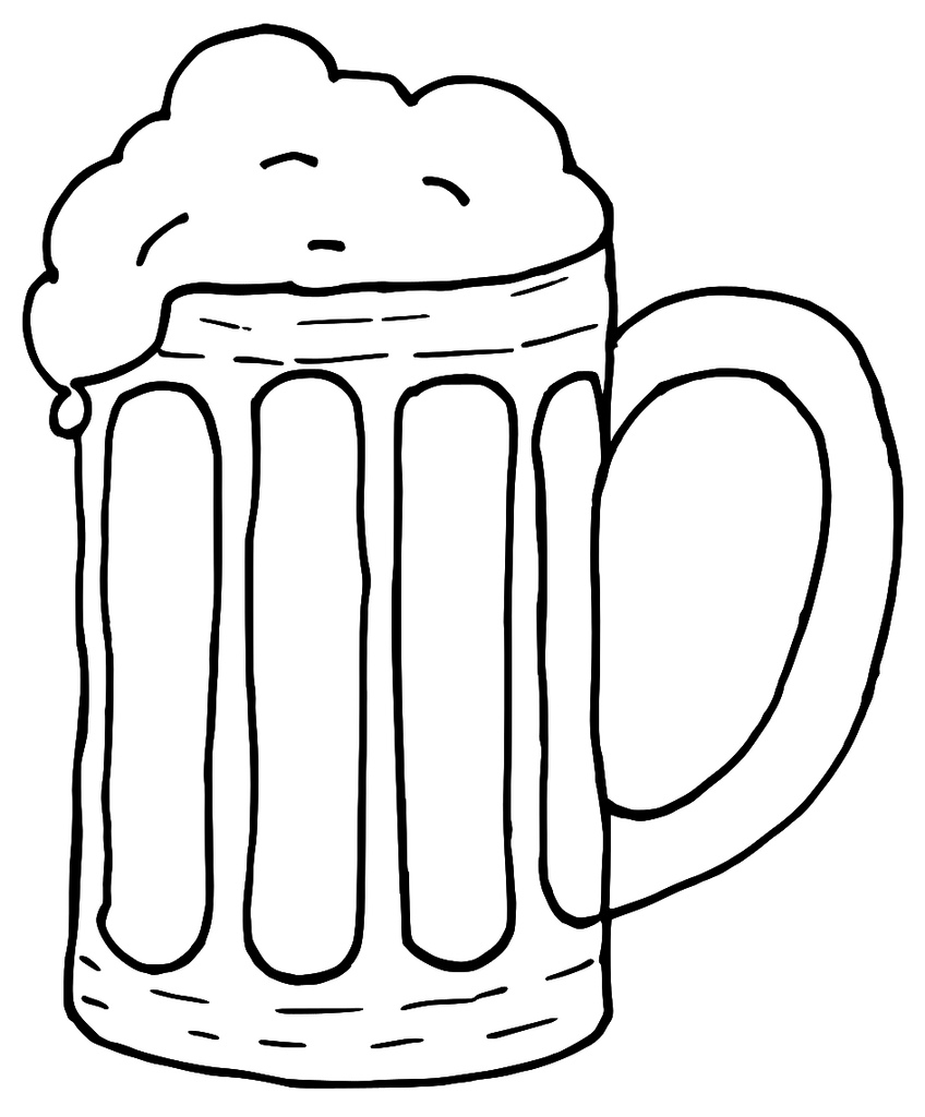 Free beer clipart clip art . - Mug Of Beer Clipart