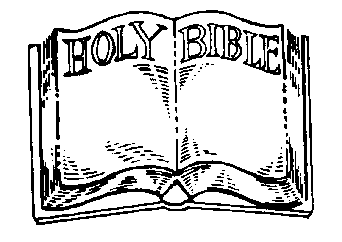 Clip Art. Open Bible