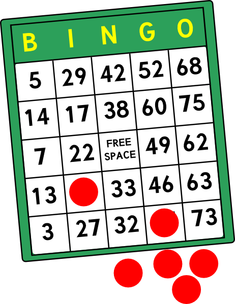 Free bingo clipart 2 - Clip Art Bingo