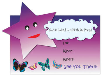 Free Birthday Invitation Clip - Invitation Clipart