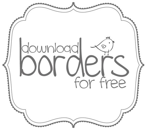 Free borders to download .