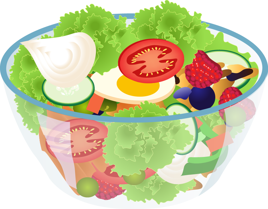 Free Bowl Of Salad Clip Art - Clip Art Salad