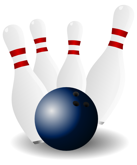 Free Bowling Pins u0026amp; Bowling Ball Clip Art