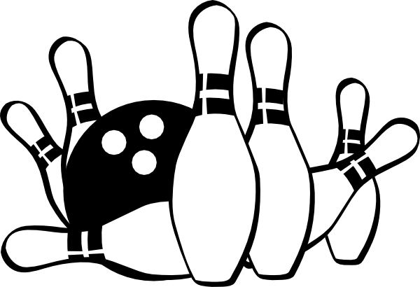 Free Bowling Pins Bowling Bal - Free Bowling Clipart