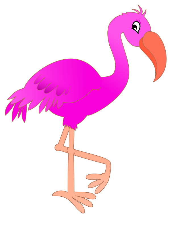 Pink Flamingo - Original art 