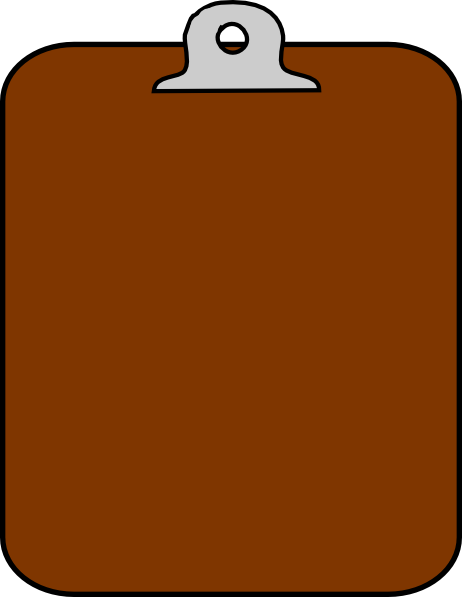 clipboard with attached penci