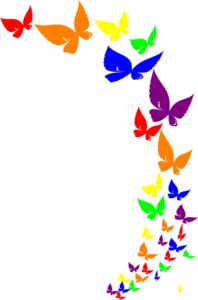Free Butterfly Borders Clipart