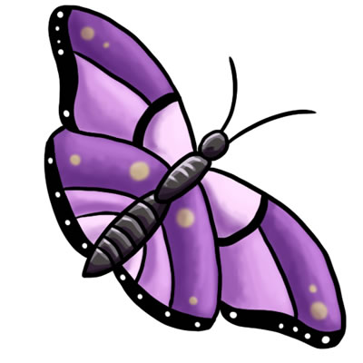FREE Butterfly Clip Art 16