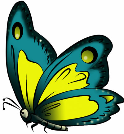 FREE Butterfly Clip Art 17