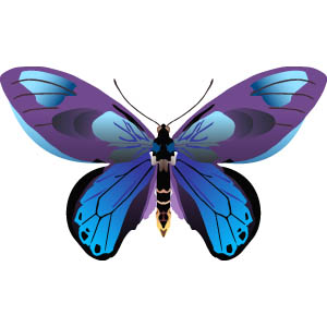 Butterfly Clip Art Black And 