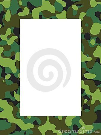 free camo clipart images | Illustrated camouflage frame,hand drawn, using no filters or