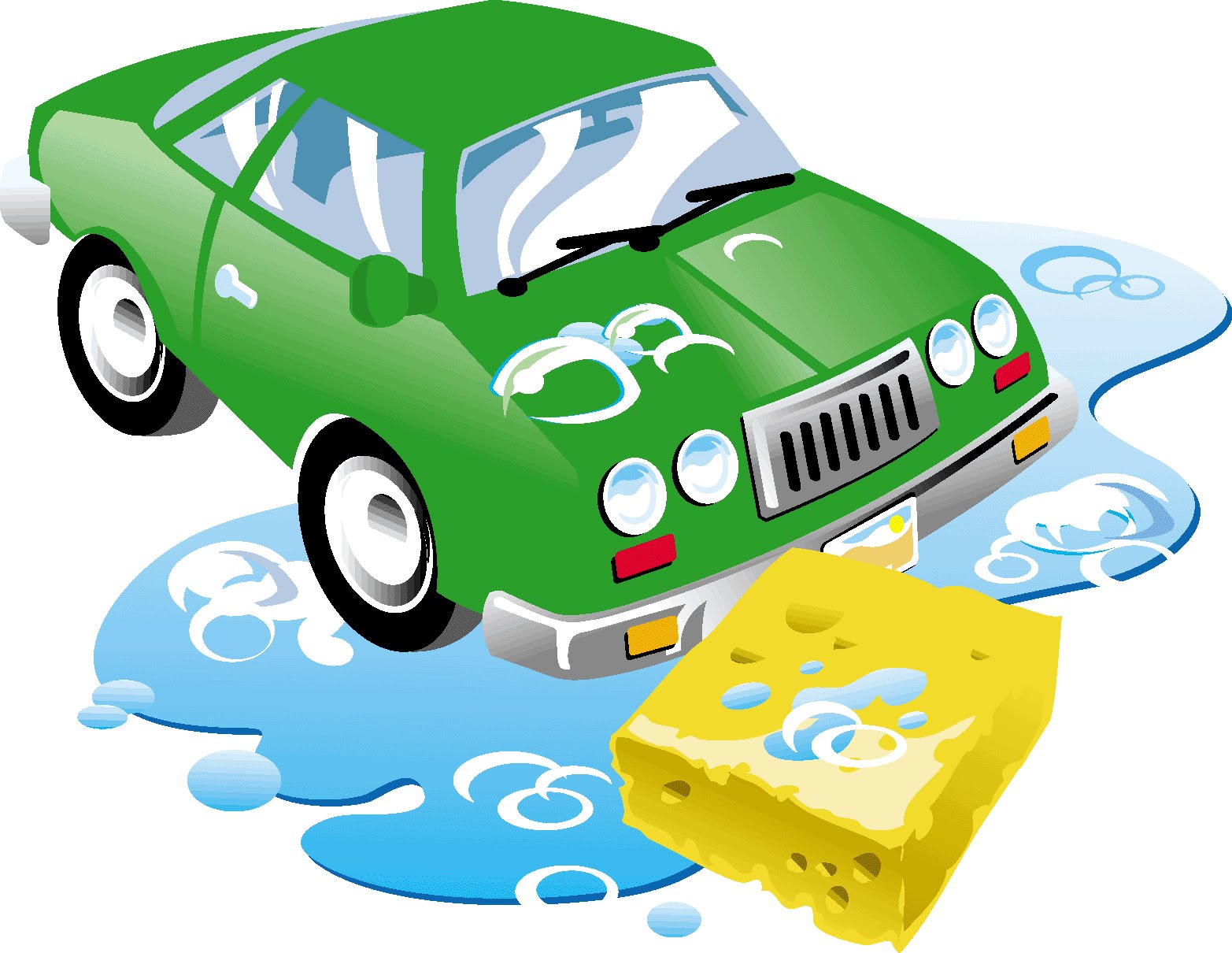 Free car wash clip art image