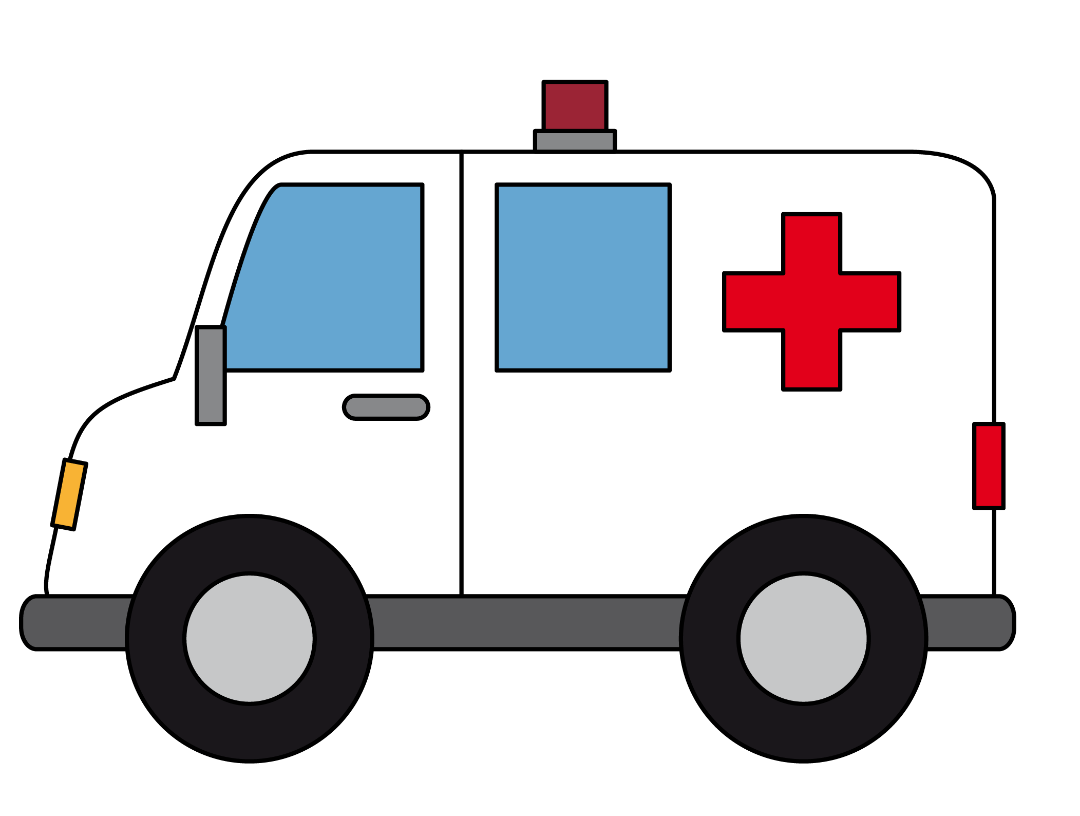 Free Cartoon Ambulance Clip Art u0026middot; ambulance7
