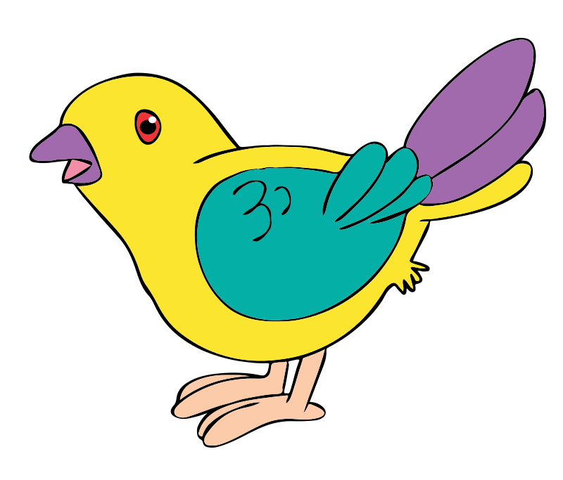 Free Cartoon Bird Clip Art - Cartoon Bird Clipart