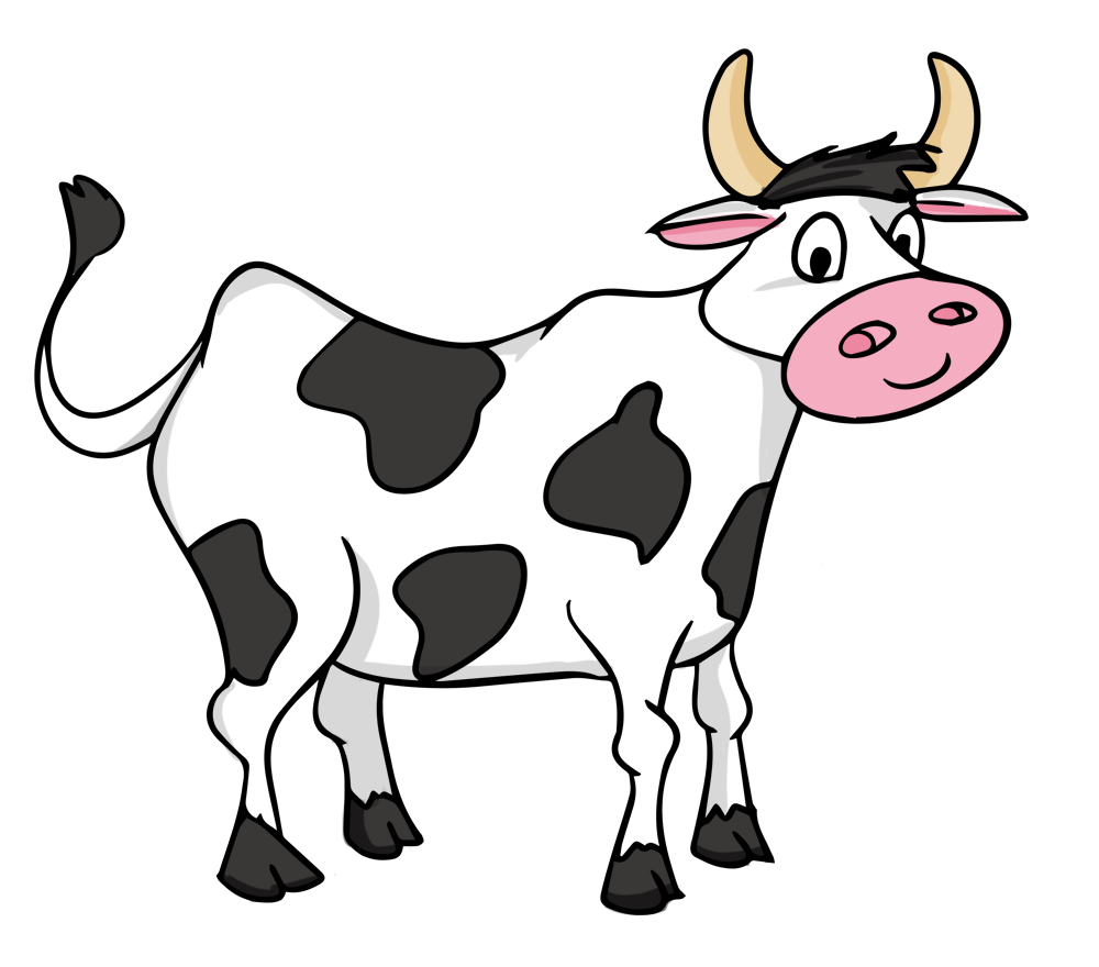 Free Cartoon Cow Clip Art - Cattle Clip Art