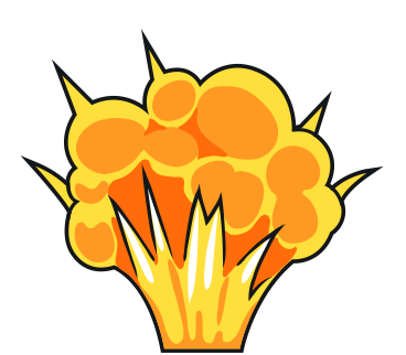 Free Cartoon Explosion Clip Art