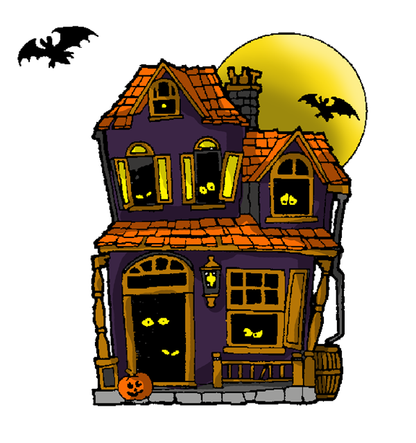 Halloween Haunted House Clipa