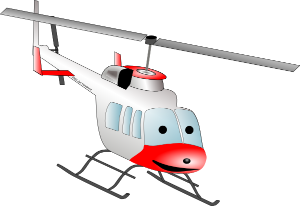 Free Cartoon Helicopter Clip Art