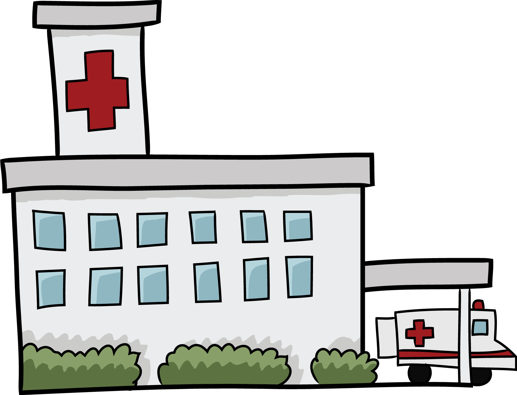Free Cartoon Hospital Clip Art u0026middot; hospital9